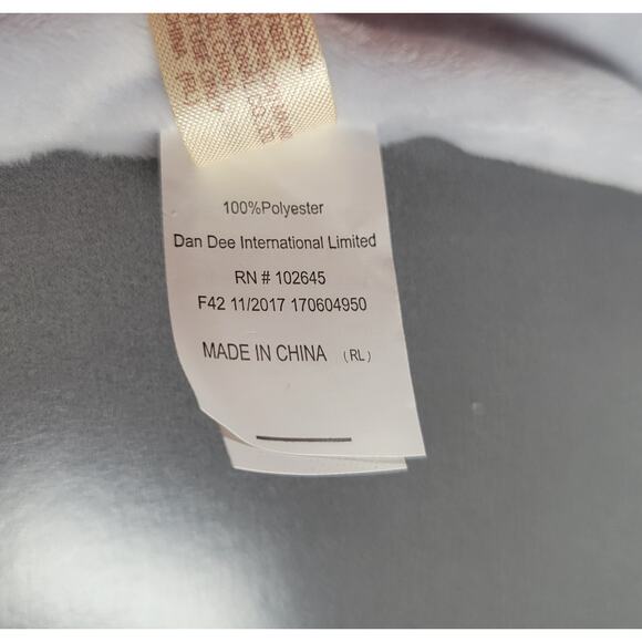 Dan Dee Baby Elephant Lovey Blanket Gray Pink Plush Rattle Security Blanket Toy - Picture 15 of 16